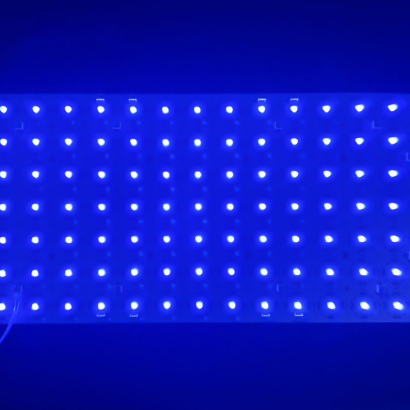  디지털 픽셀 WS2812B IC RGB 5V 105LED/PCS 절단 가능 매트릭스 유연한 LED 조명 시트 500*233mm